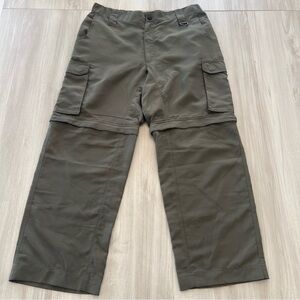 Boy Scouts Of America Switchback Pants XL Cargo Convertible Hiking Uniform Med